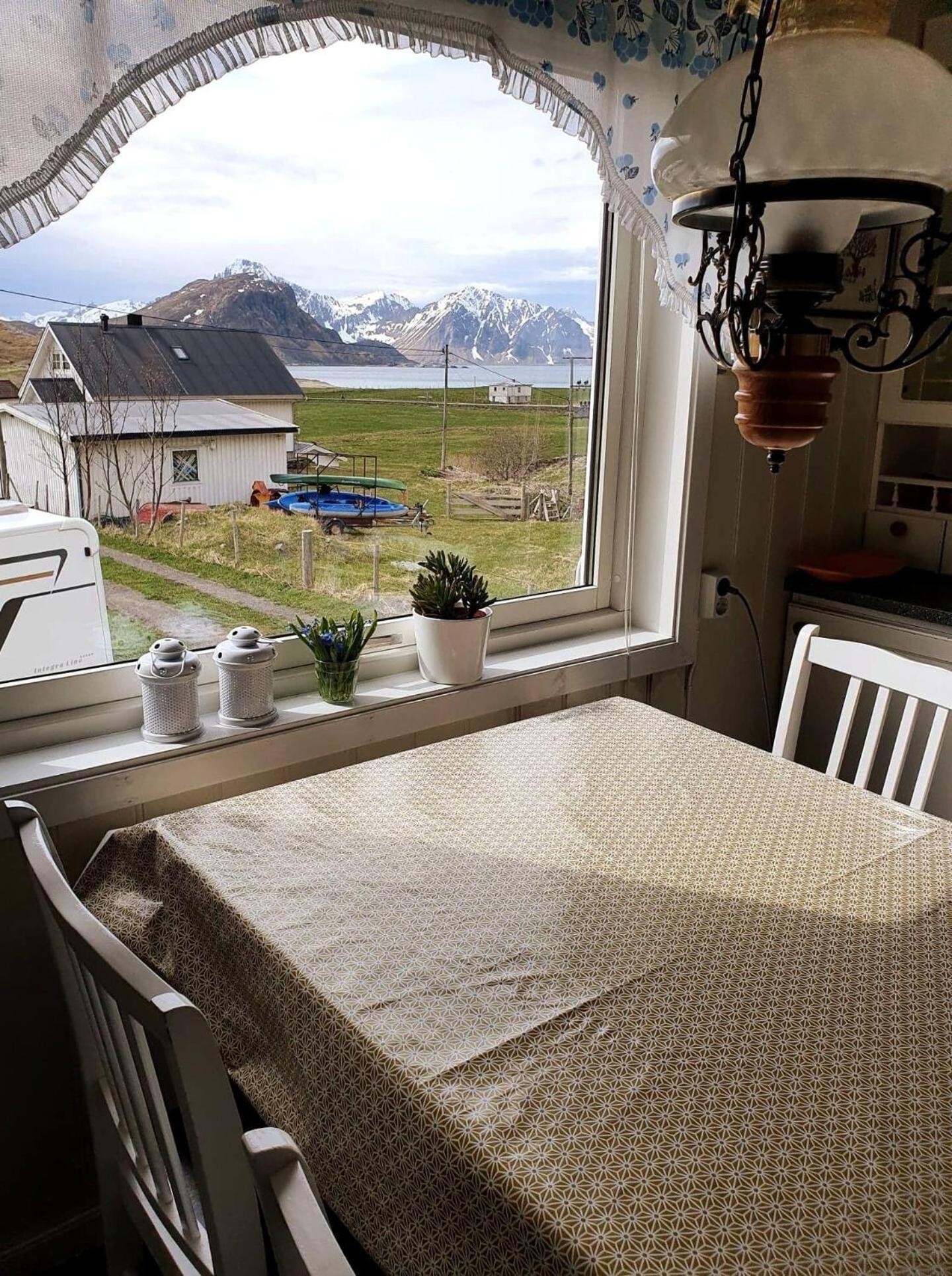Haukland Beach House Leknes Exterior foto